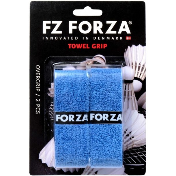 FZ FORZA Towel Grip i Bl� � Overgrip med Maksimalt Greb (2 stk.)