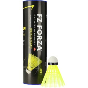 FZ FORZA NS Tour 4 Red Fast � Nylon Badmintonbolde i Gul (6 stk.)