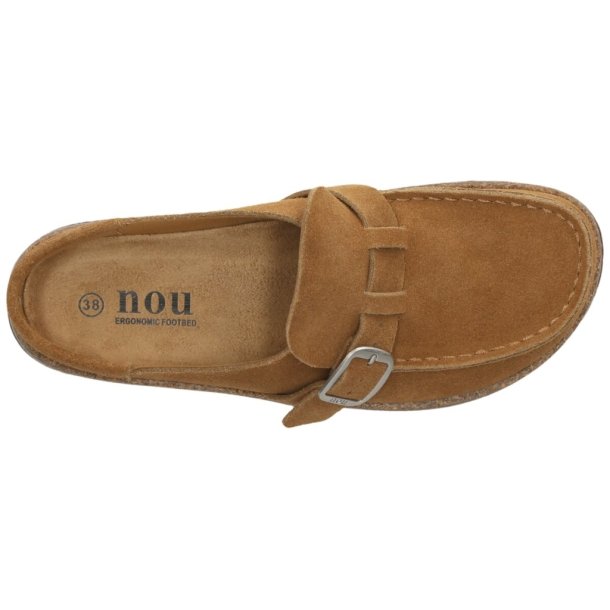 NOU Emilian Leather Kork Mokkasiner Dame � 5199 Toffee
