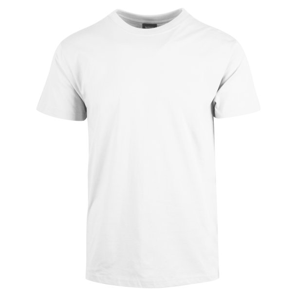 Classic T-shirt i kologisk bomuld - op til 8xl | Farve Hvid