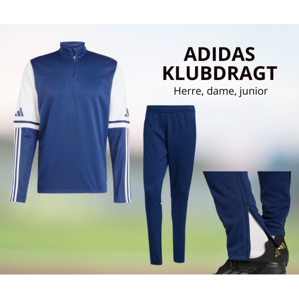 Adidas SQUADRA 25 Klubdragt � Komplet Tr�ningss�t til Klub og Hold - Navy
