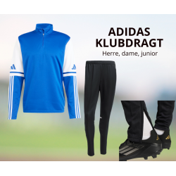 Adidas SQUADRA 25 Klubdragt � Komplet Tr�ningss�t til Klub og Hold - Bl� og Sort