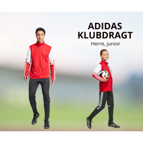 Adidas SQUADRA 25 Fullzip Training Jacket Set � Komplet Tr�ningsdragt til Herre & Junior R�d 