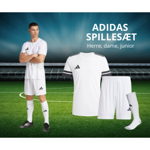 Adidas Spilles�t SQUADRA 25 � Komplet Holds�t til Klub og Kamp - Hvid