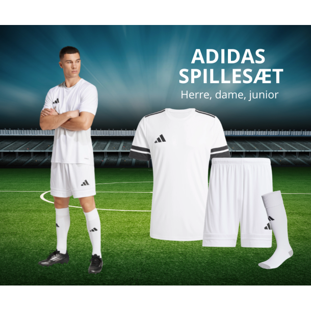 Adidas Spilles�t SQUADRA 25 � Komplet Holds�t til Klub og Kamp - Hvid