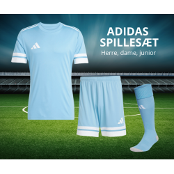 Adidas Spilles�t SQUADRA 25 � Komplet Holds�t til Klub og Kamp - Lysebl�
