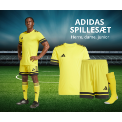 Adidas Spilles�t SQUADRA 25 � Komplet Holds�t til Klub og Kamp - Gul 