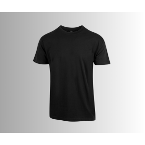 Classic T-shirt i kologisk bomuld - op til 8xl | Farve Sort