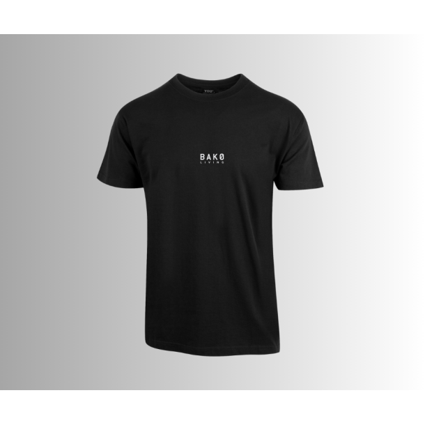 Classic T-shirt i kologisk bomuld - op til 8xl | Farve Sort