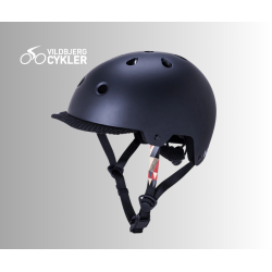 KALI SAHA Mat Sort Cruise Cykelhjelm 