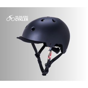 KALI SAHA Mat Sort Cruise Cykelhjelm 