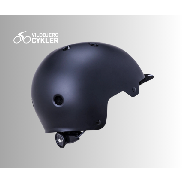 KALI SAHA Mat Sort Cruise Cykelhjelm 