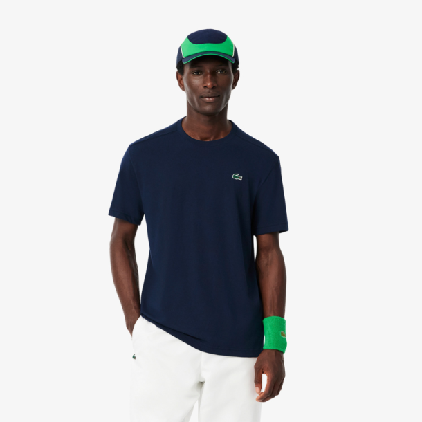 Lacoste Ultra Dry Cotton Sport T-shirt  Navy  Komfort og Funktion til Trning