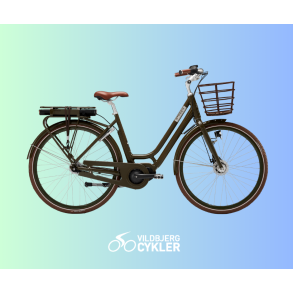 Norden Ellinor MID N7 Earth Green  Stilfuld elcykel med komfort og kvalitet