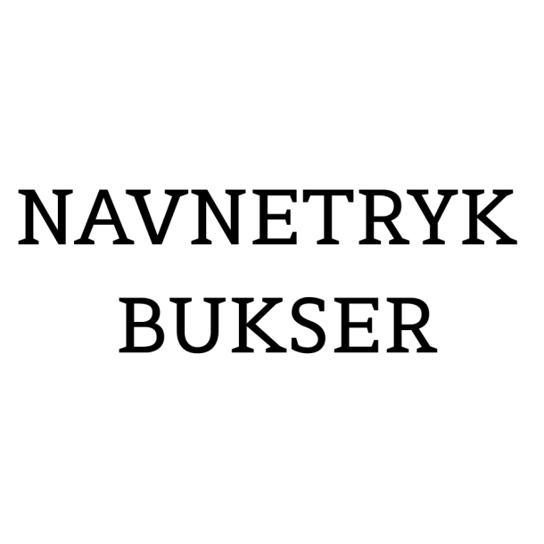 VSF - NAVNETRYK BUKSER