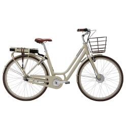NORDEN Ellinor FM Desert Sand � Elegant City Elcykel med Komfort og Stil