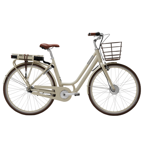 NORDEN Ellinor FM Desert Sand � Elegant City Elcykel med Komfort og Stil