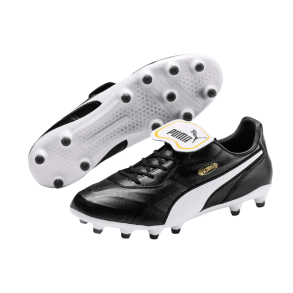 Puma King Top FG � Klassiske L�der Fodboldst�vler til Naturgr�s