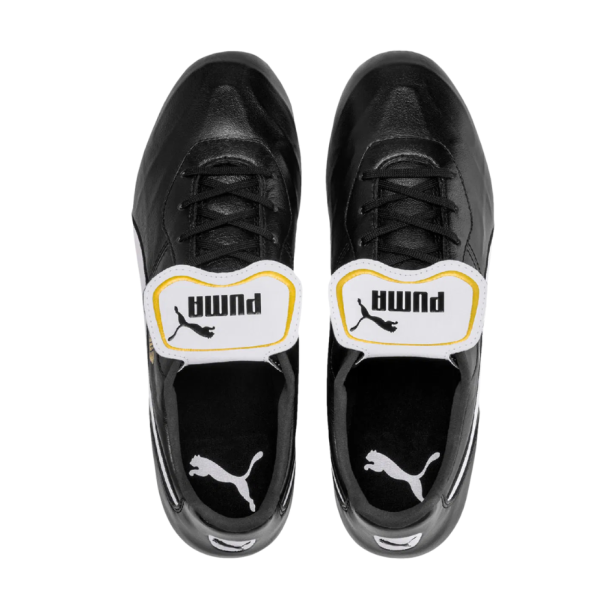 Puma King Top FG � Klassiske L�der Fodboldst�vler til Naturgr�s