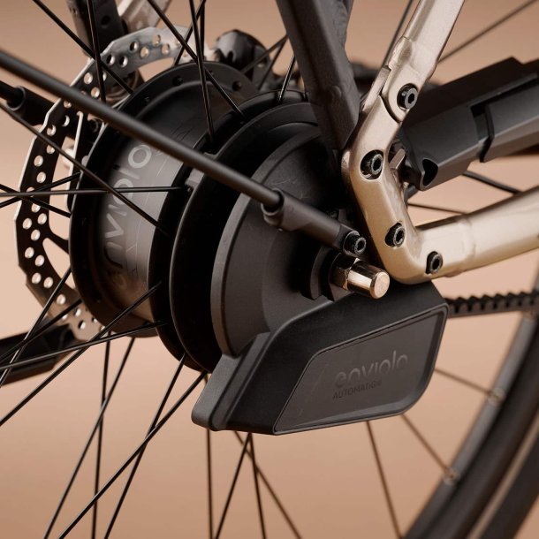 E-FLY Rhea Mocha Grey Metallic � Eksklusiv elcykel med automatisk gear | Vildbjerg Cykler