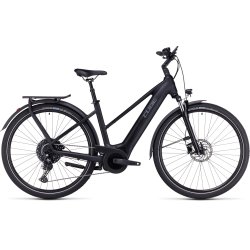 Cube Touring Hybrid Pro 500 Black�n�Metal � Komfortabel Elcykel til Hverdag og Pendling