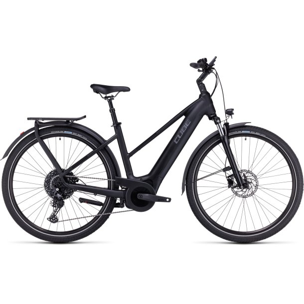 Cube Touring Hybrid Pro 500 Black�n�Metal � Komfortabel Elcykel til Hverdag og Pendling