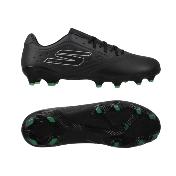 Skechers Razor 1.5 Academy FG Evergreen � Sort/S�lv | Til Naturgr�s