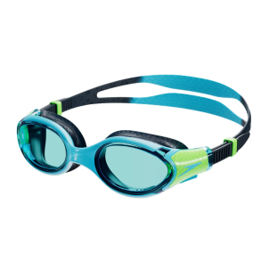 Speedo Biofuse 2.0 Sv�mmebriller � Komfortable b�rnesv�mmebriller med bredt udsyn (Bl�/Gr�n)