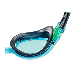 Speedo Biofuse 2.0 Sv�mmebriller � Komfortable b�rnesv�mmebriller med bredt udsyn (Bl�/Gr�n)