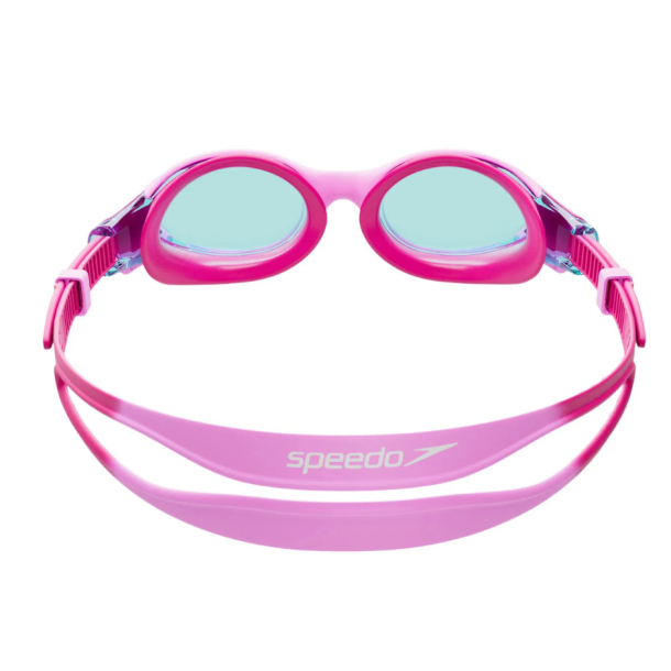 Speedo Biofuse 2.0 Sv�mmebriller � Komfortable b�rnesv�mmebriller med bredt udsyn (Pink/Pink)