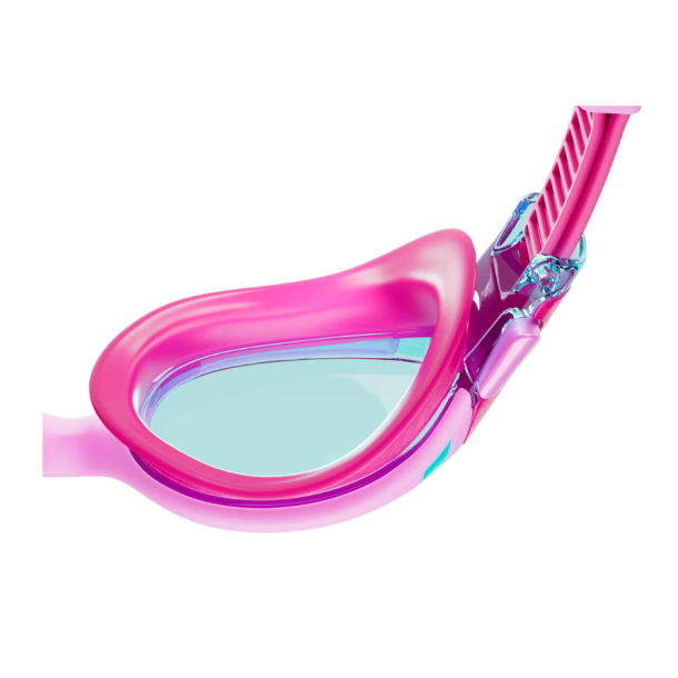 Speedo Biofuse 2.0 Sv�mmebriller � Komfortable b�rnesv�mmebriller med bredt udsyn (Pink/Pink)