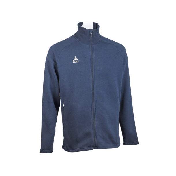 Select Zip Jacket Oxford V25 � Komfortabel Sweatshirt med Fuld Lynl�s - Farve Navy