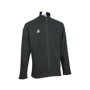 Select Zip Jacket Oxford V25 � Komfortabel Sweatshirt med Fuld Lynl�s - Farve Sort