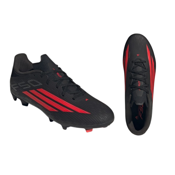Adidas F50 League FG/AG Immortal DNA � Sort/R�d | Til Natur- og Kunstgr�s