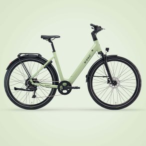 Titan Dame Soft Green � Elegant Elcykel med Sporty Performance
