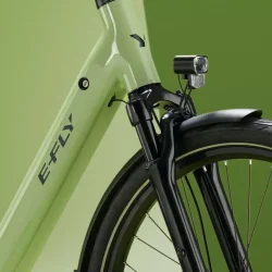 Titan Dame Soft Green � Elegant Elcykel med Sporty Performance