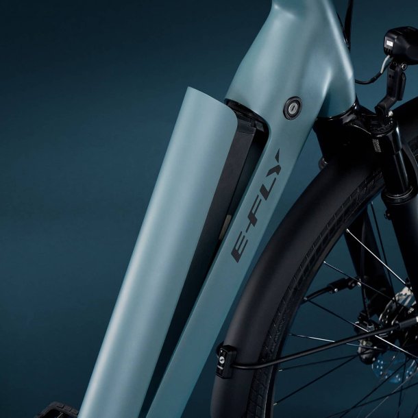 E-FLY Vela Storm Green Matt � Komfortabel elcykel med 80Nm centermotor | Vildbjerg Cykler