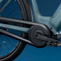 E-FLY Vela Storm Green Matt � Komfortabel elcykel med 80Nm centermotor | Vildbjerg Cykler