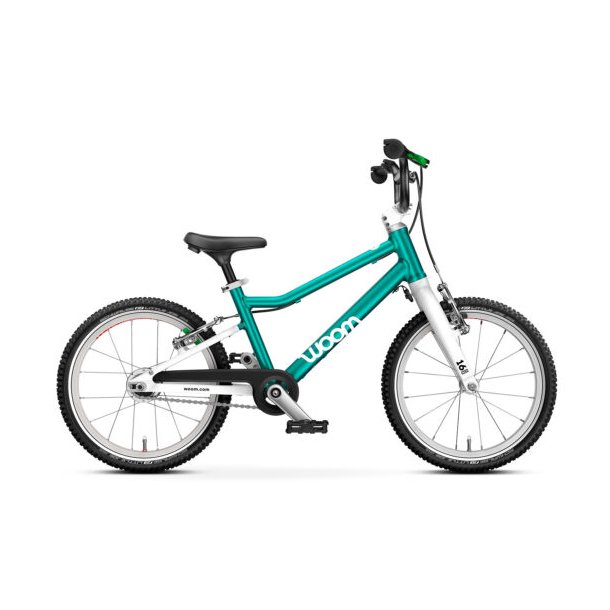 Woom GO AUTOMAGIC Cykel (16") - Turquoise