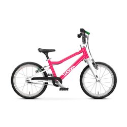 Woom GO AUTOMAGIC Cykel (16") - Hot Pink