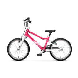 Woom GO AUTOMAGIC Cykel (16") - Hot Pink