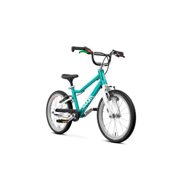 Woom GO AUTOMAGIC Cykel (16") - Turquoise