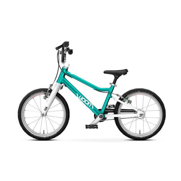 Woom GO AUTOMAGIC Cykel (16") - Turquoise