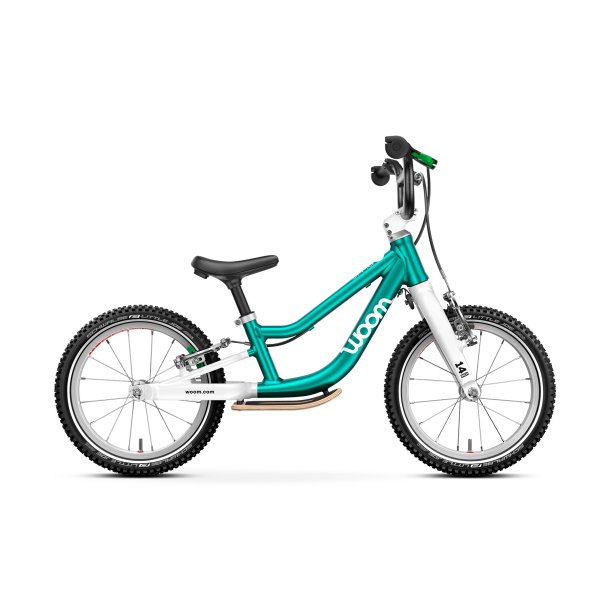 Woom GO 1 PLUS Lbecykel - Turquoise