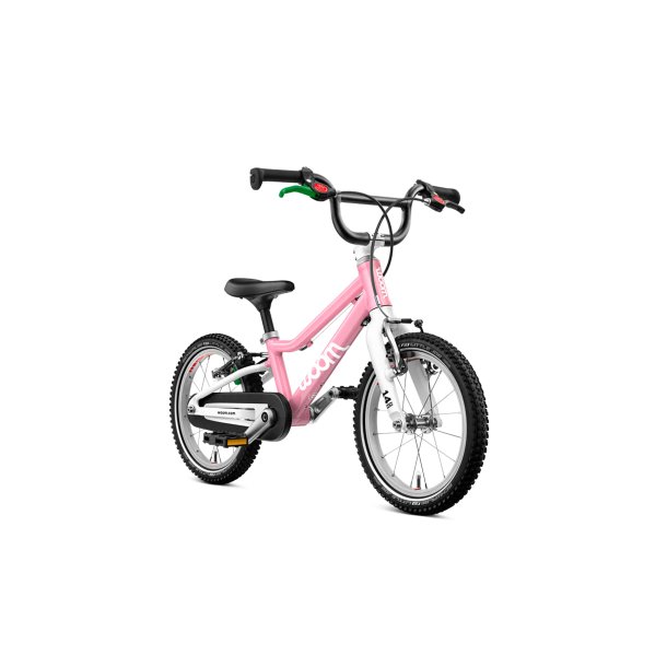Woom GO 2 Cykel (14") med Pedaler - Powder Pink