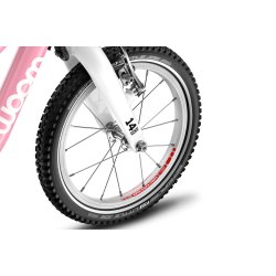 Woom GO 2 Cykel (14") med Pedaler - Powder Pink