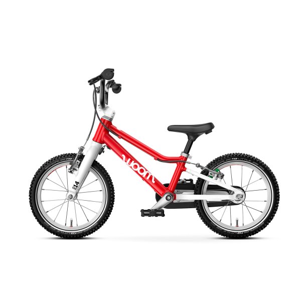 Woom GO 2 Cykel (14") med Pedaler - Rd