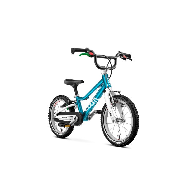 Woom GO 2 Cykel (14") med Pedaler - Bl