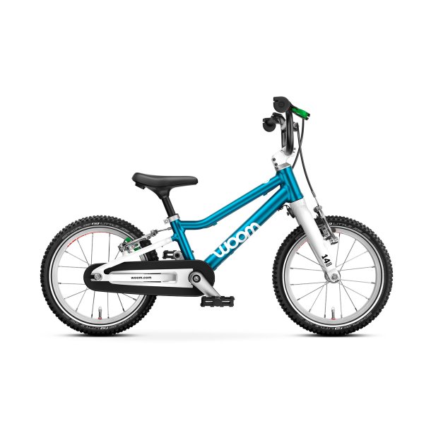 Woom GO 2 Cykel (14") med Pedaler - Bl