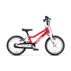 Woom GO 2 Cykel (14") med Pedaler - Rd